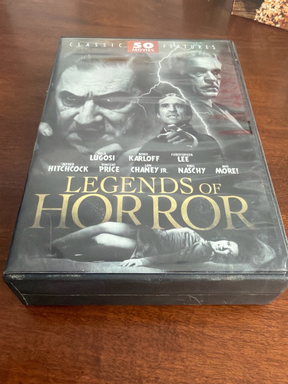 Legends Of Horror [50 Movie Pack] (DVD) Sealed Ft Bela Lugosi Alfred Hitchcok